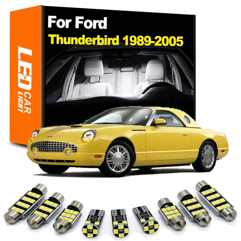 LED Interior Light Kit for Ford Thunderbird 1989-2001 - Canbus Dome Map Door Trunk Bulbs | AUTOKITSHOP