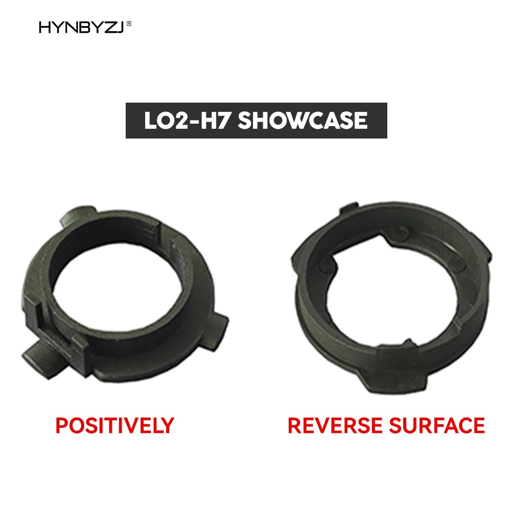 HYNBYZJ H7 H1 LED Headlight Adapter 2Pcs H7 Bulb Holder Car Socket Base - Automotive LED Light