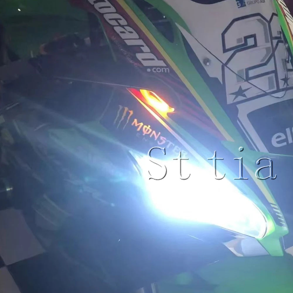 For Kawasaki Ninja 1000 ZX-10RR ZX 10RR ZX-10R ZX10R 2017-2026 Motorcycles Wind Wing Adjustable  - Automotive LED Light