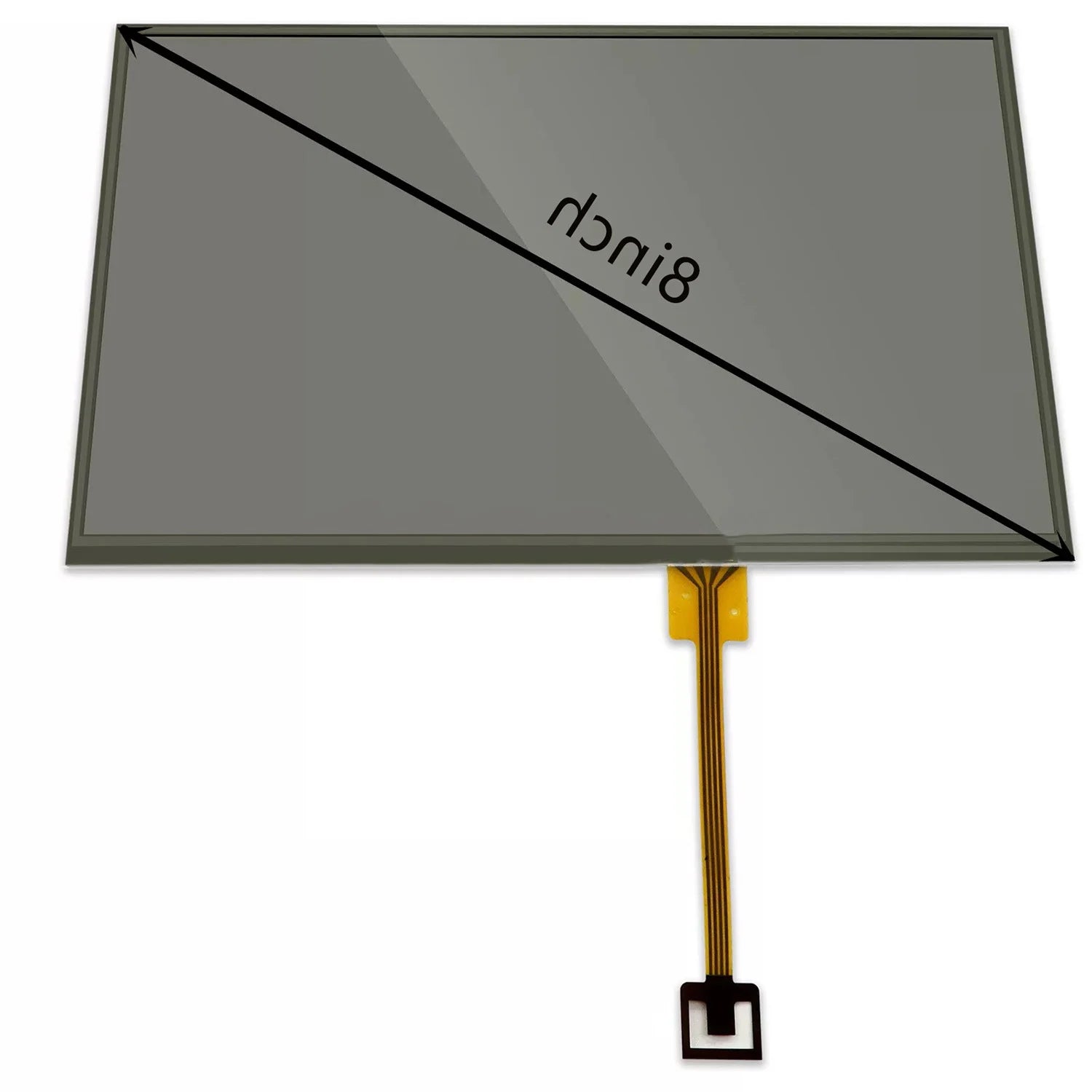 LQ080Y5DZ03A 8 Inch Radio Navigation Touch Screen Glass Digitizer LQ080Y5DZ30A For Ford Ed