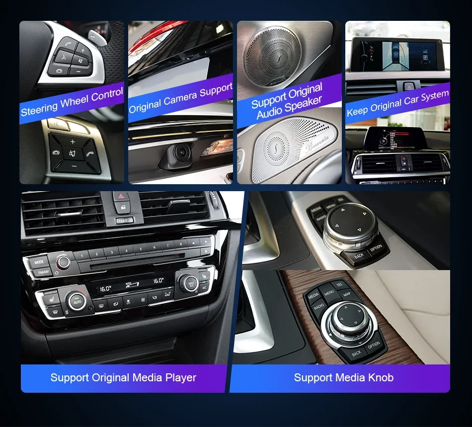 Android 14 Radios Carplay Monitor For BMW 6 Series F06 F12 F13 2011-2018 Car Multimedia Pl