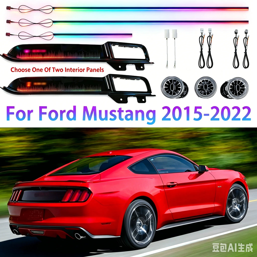 RGB - Ambient Light - for Ford 2015-2022 - App Control - Car Interior Lighting