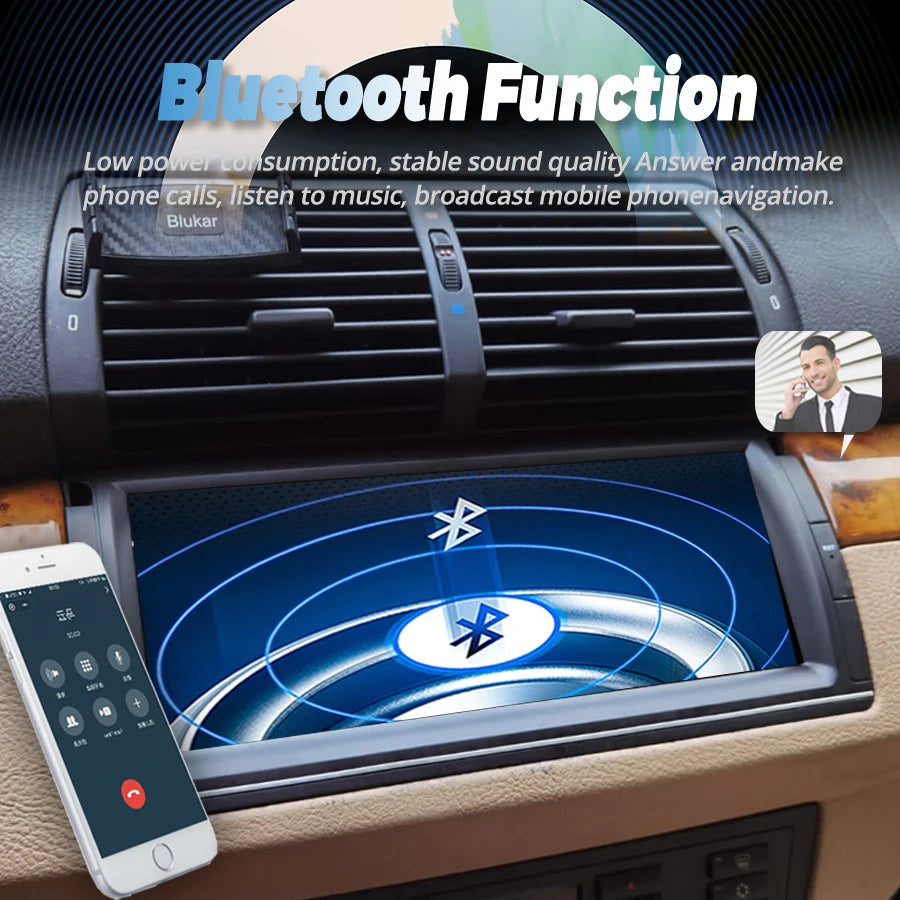 Car Radio Multimedia Video Player Navigation GPS For BMW M5 E39 E53 X5 1999-2001 2002 2003 | AUTOKITSHOP