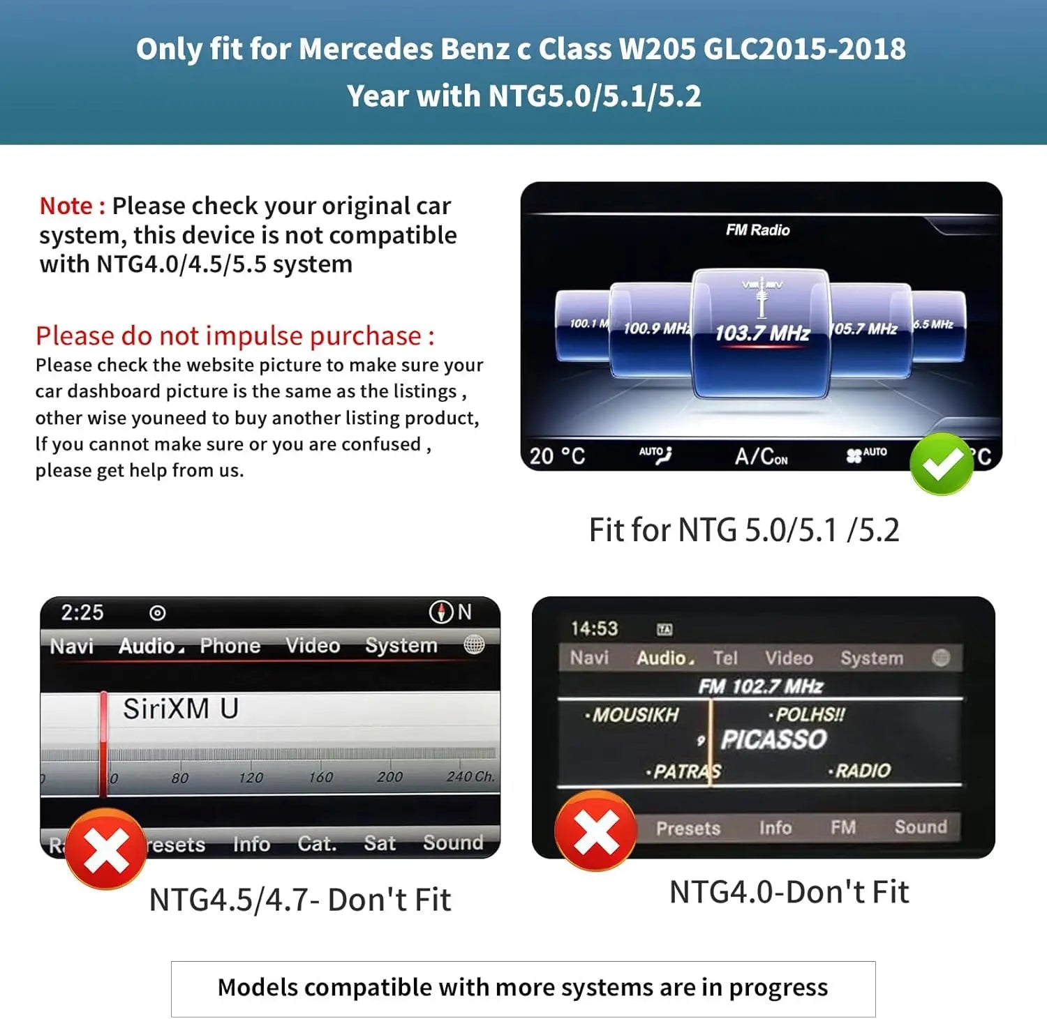 Wireless Carplay/Android Auto 12.3'' Touch screen Multimedia Radio Receiver for Mercedes B | AUTOKITSHOP