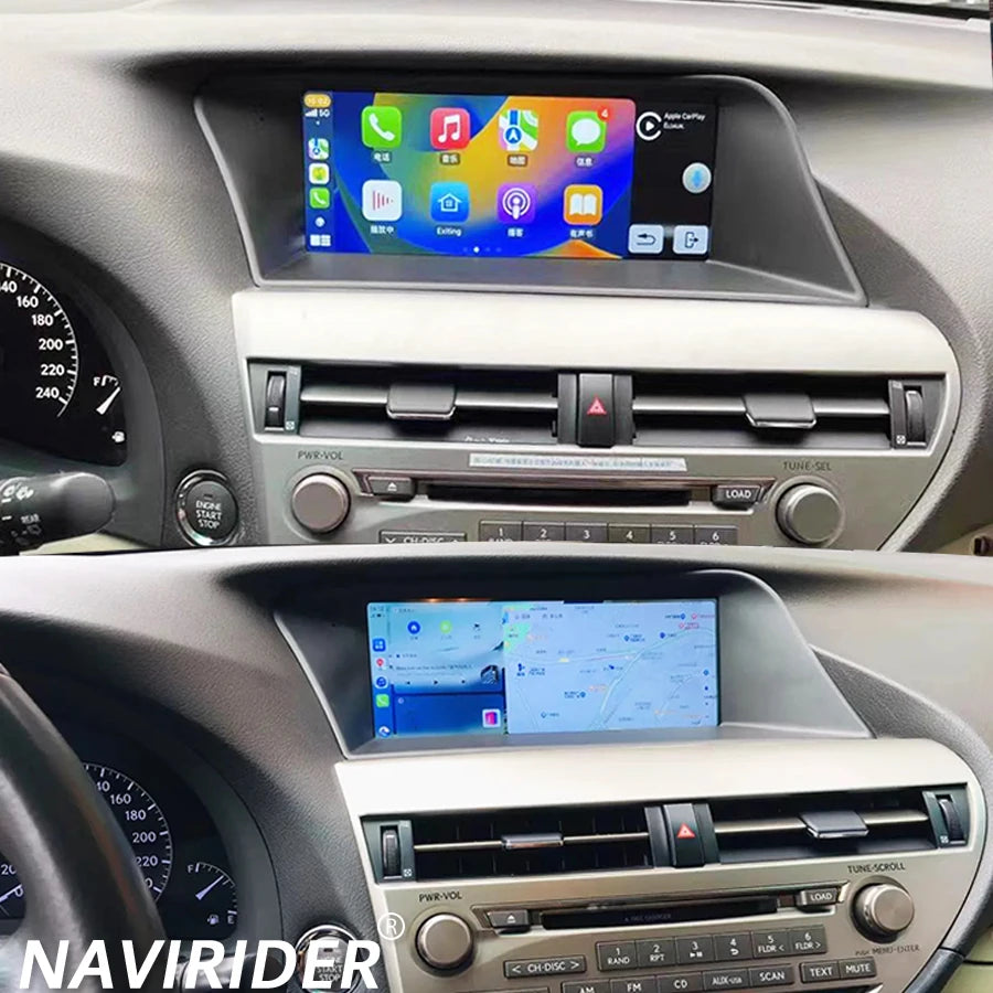 10.25INCH GPS Navi Bluetooth Carplay Car Multimedia Video Player For LEXUS RX270 RX350 200