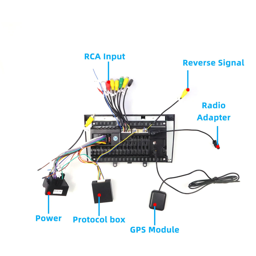 7" Android Car Radio GPS For Peugeot 308 2016-2019 / 408 2014-2021 - CarPlay Auto USB Bluetooth Steering Control