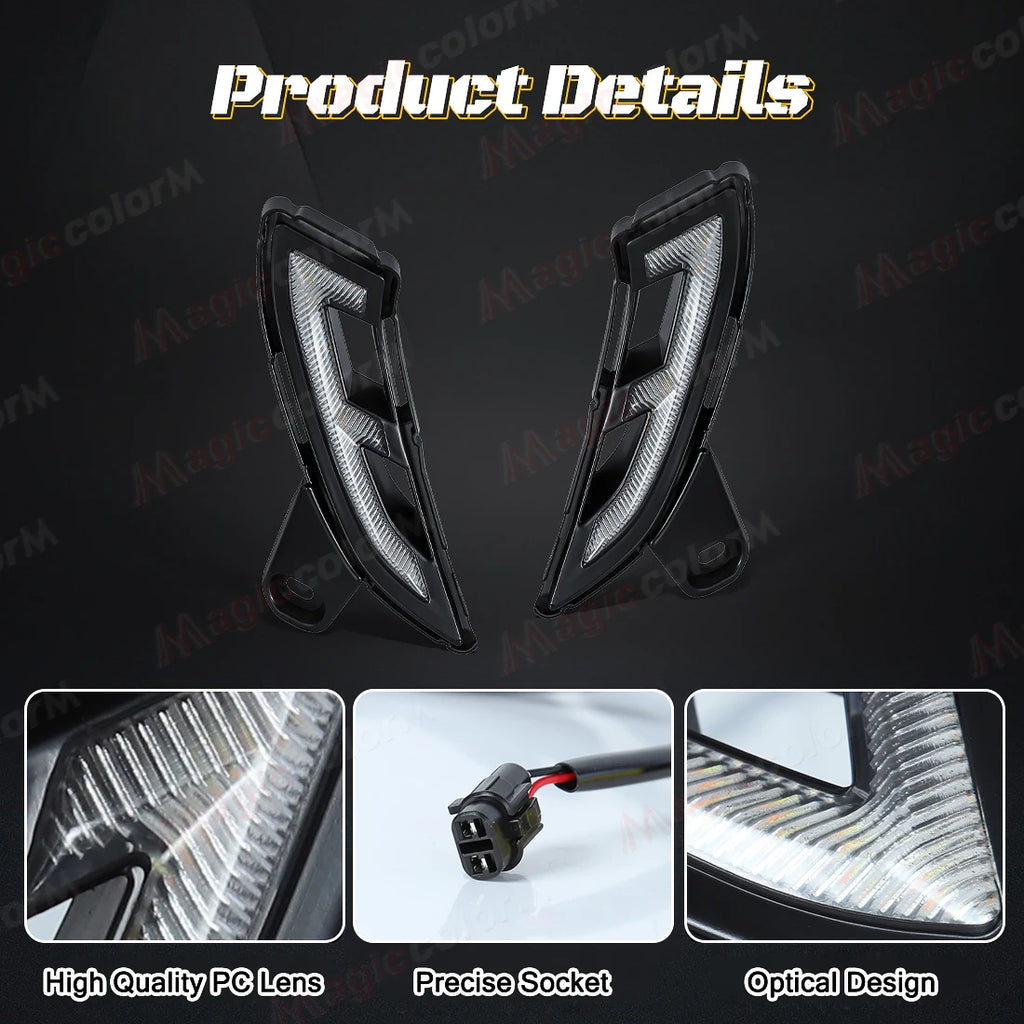 LED DRL For Toyota Land Cruiser Prado 250 LC250 2024 2025 Daytime Running Lights Turn Sign | AUTOKITSHOP