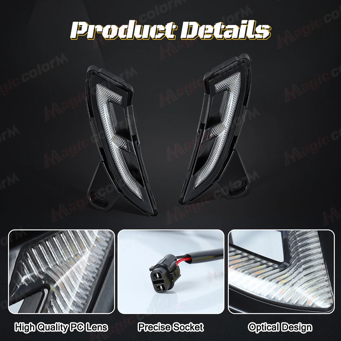 LED DRL For Toyota Land Cruiser Prado 250 LC250 2024 2025 Daytime Running Lights Turn Sign | AUTOKITSHOP