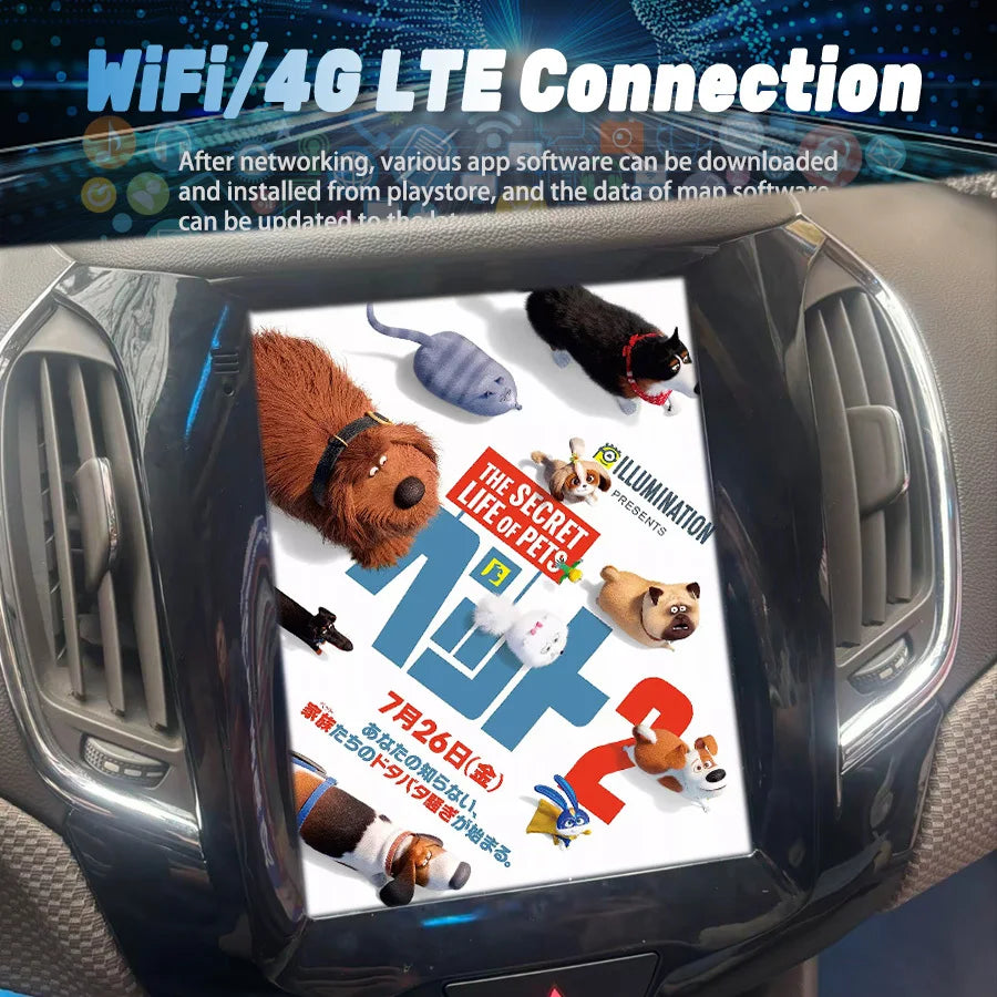 10.4" For Chevrolet Cruze 2015 2016 2017 Android 15 Multimedia Video Player Navigation Car