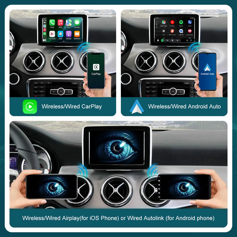 RoadTop NTG 4.5 Linux Module Wireless CarPlay for Mercedes Benz A Class W176 B W246 CLA GL