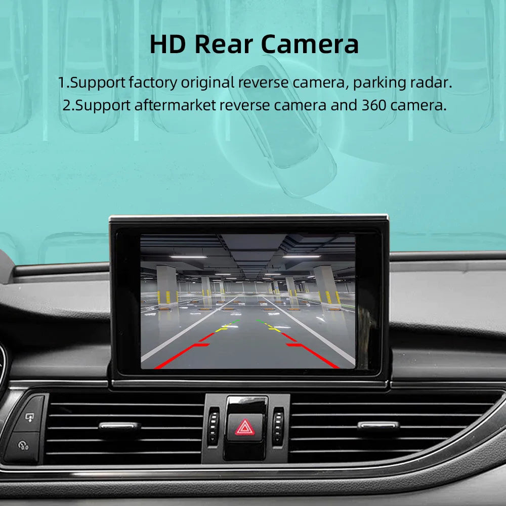 Wireless Carplay Android Auto Interface Retrofit Kits For Audi RMC System A6 C7 A7 2012-20