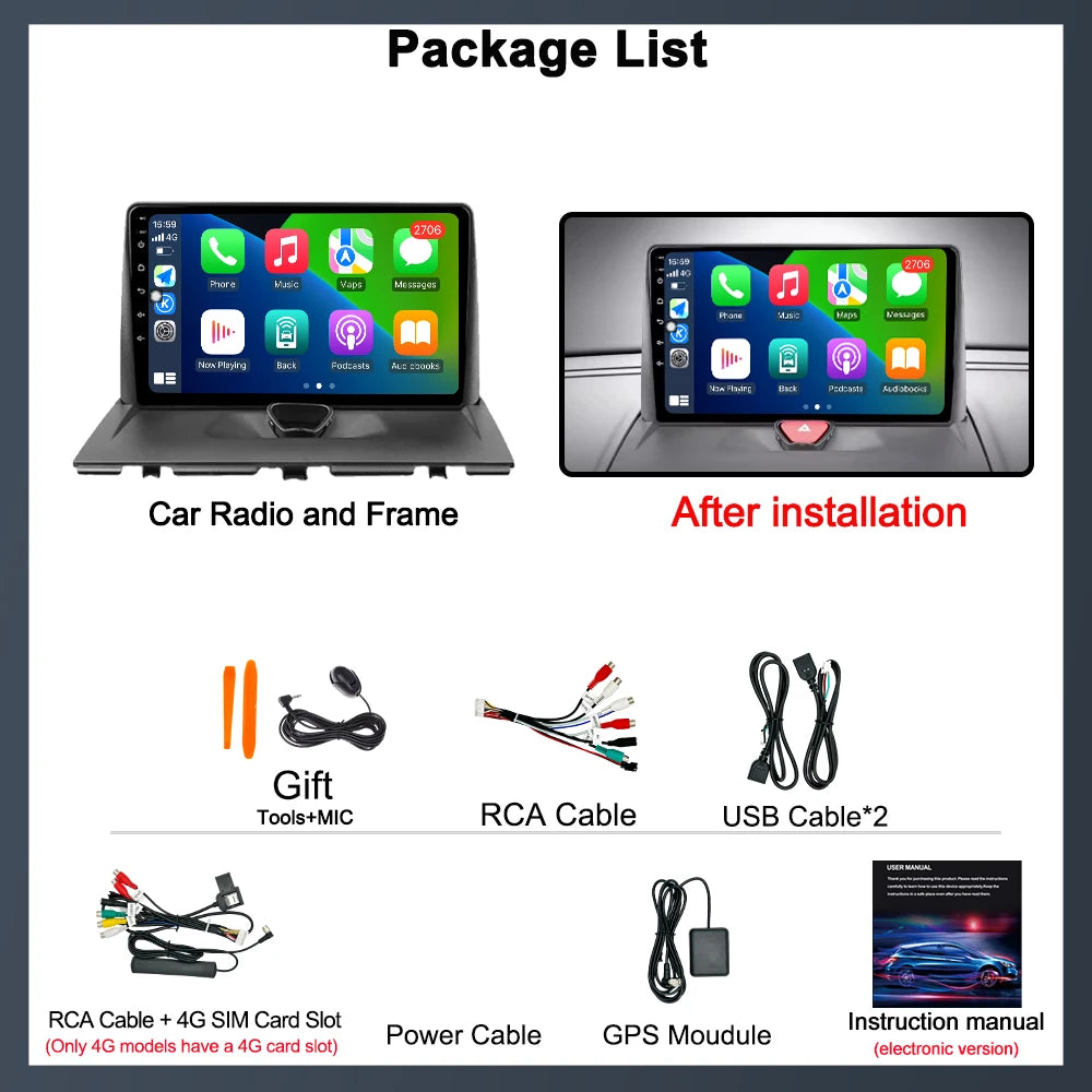 Android For Peugeot Expert 2 For Citroen Jumpy/Fiat Scudo/Toyota Proace 2007-2017 Wireless | AUTOKITSHOP