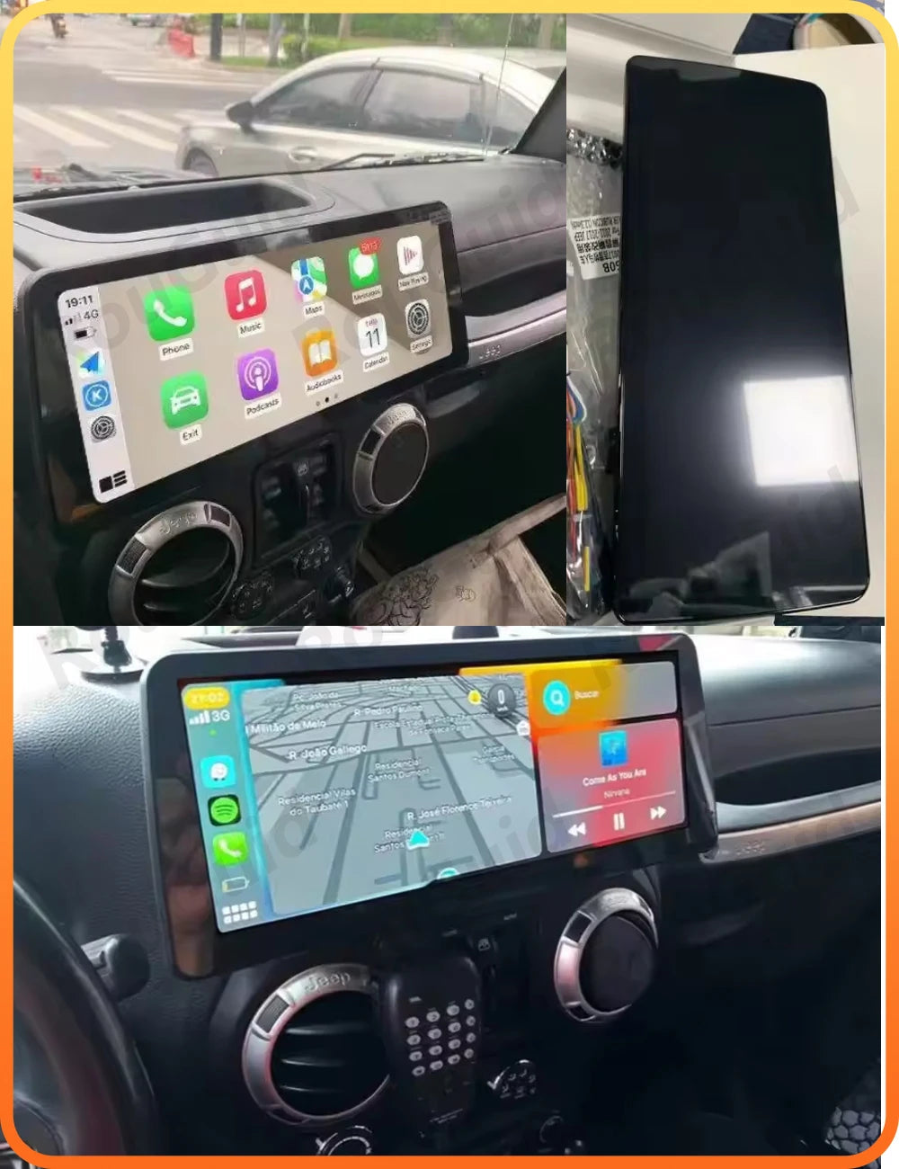 12.3'' Android Car Radio For Jeep Wrangler 3 JK 2011 2012 2013 2014 2015 2016 2017 Stereo  | AUTOKITSHOP