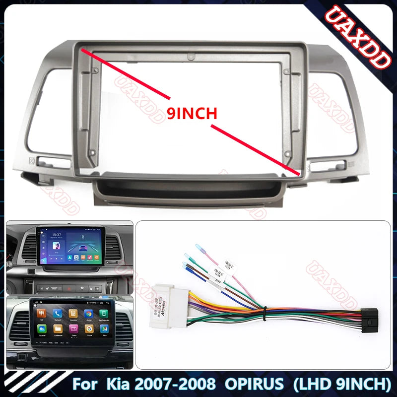 For Kia 2007-2008 OPIRUS LHD 9INCH Car Radio Android Stereo Audio Screen Multimedia Video