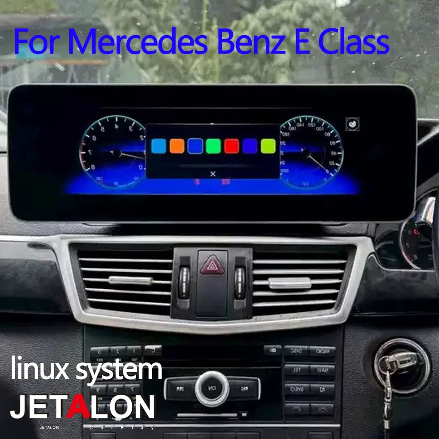14.9''Carplay Android Car Stereo for Mercedes-Benz E Class W212 2010-2015 NTG4.0 4.5 5.0 A
