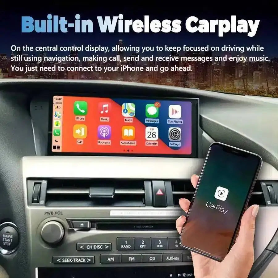 Android Touch Screen Car Radio For LEXUS RX RX270 RX350 2009-2015 Multimedia Video Player