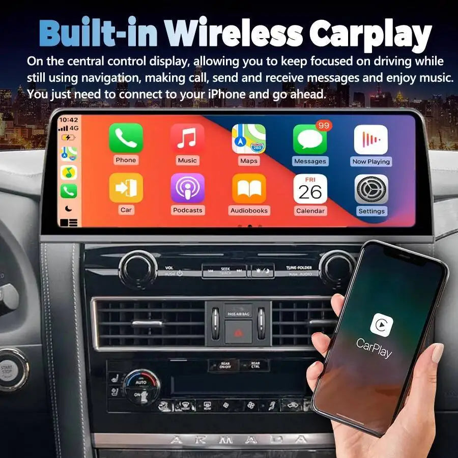 16.3inch Car Radio For Nissan Patrol QX80 QX56 2010 - 2021 Multimedia Video Player Android | AUTOKITSHOP