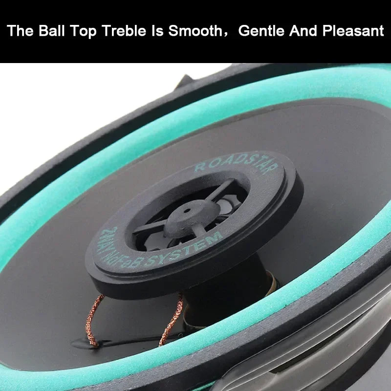 4/5/6.5 Inch Car Speakers Coaxial Subwoofer Universal Automotive Audio HiFi Music Full Range Fre - Automotive LED Light