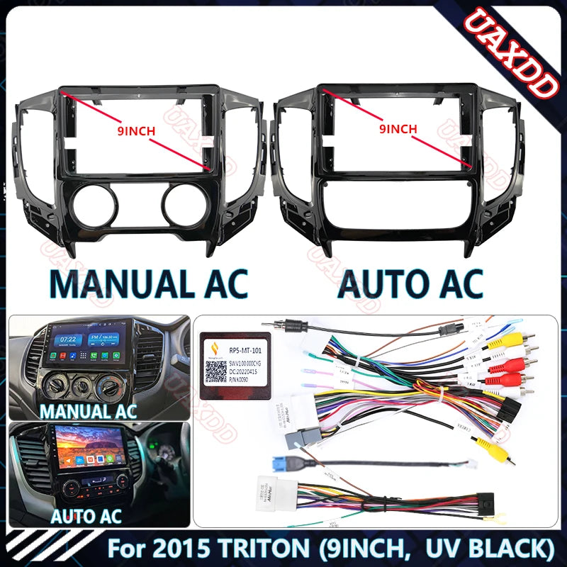 2 Din Car DVD CD Radio Android for 2015 Triton 9 Inch Stereo Audio Screen Multimedia Video