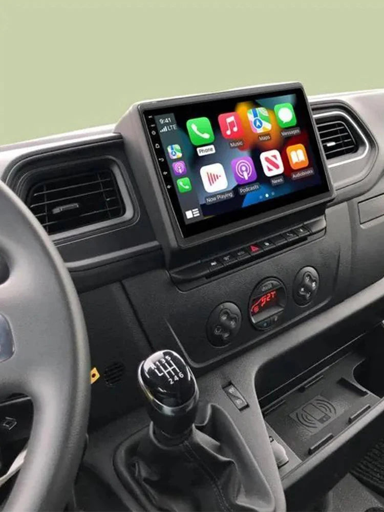 FOR 2021 RENAULT MASTER 10.1INCH Car Accessories Radio Android Trim Plastic Dashboard Scre