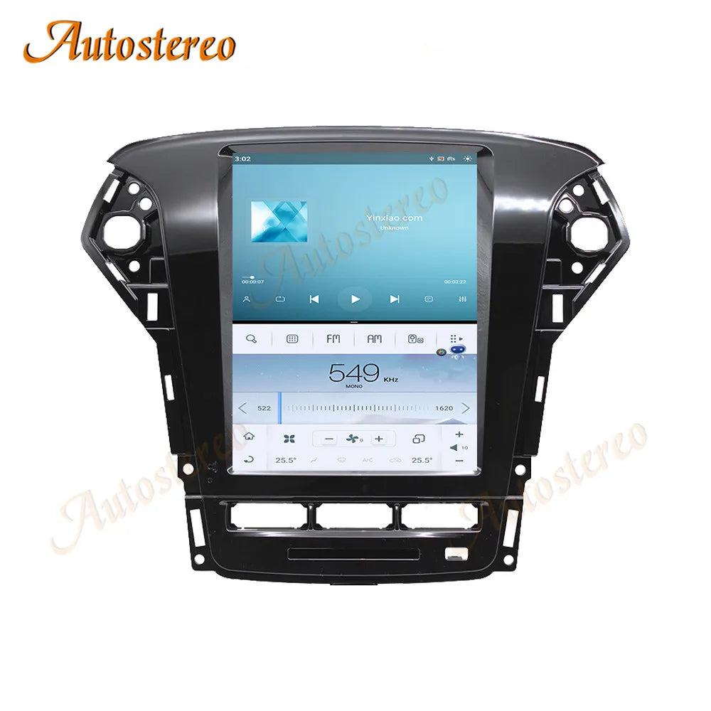 Carplay Android13 Car GPS Navigation For Ford Mondeo Fusion MK4 2010-2013 Tesla Style Auto