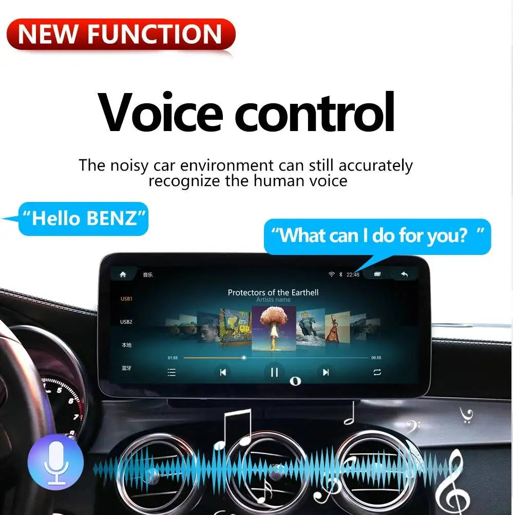 10.25inch Android 13 qled Screen Carplay 128GB GPS For Mercedes Benz G Class G500 G55 W461
