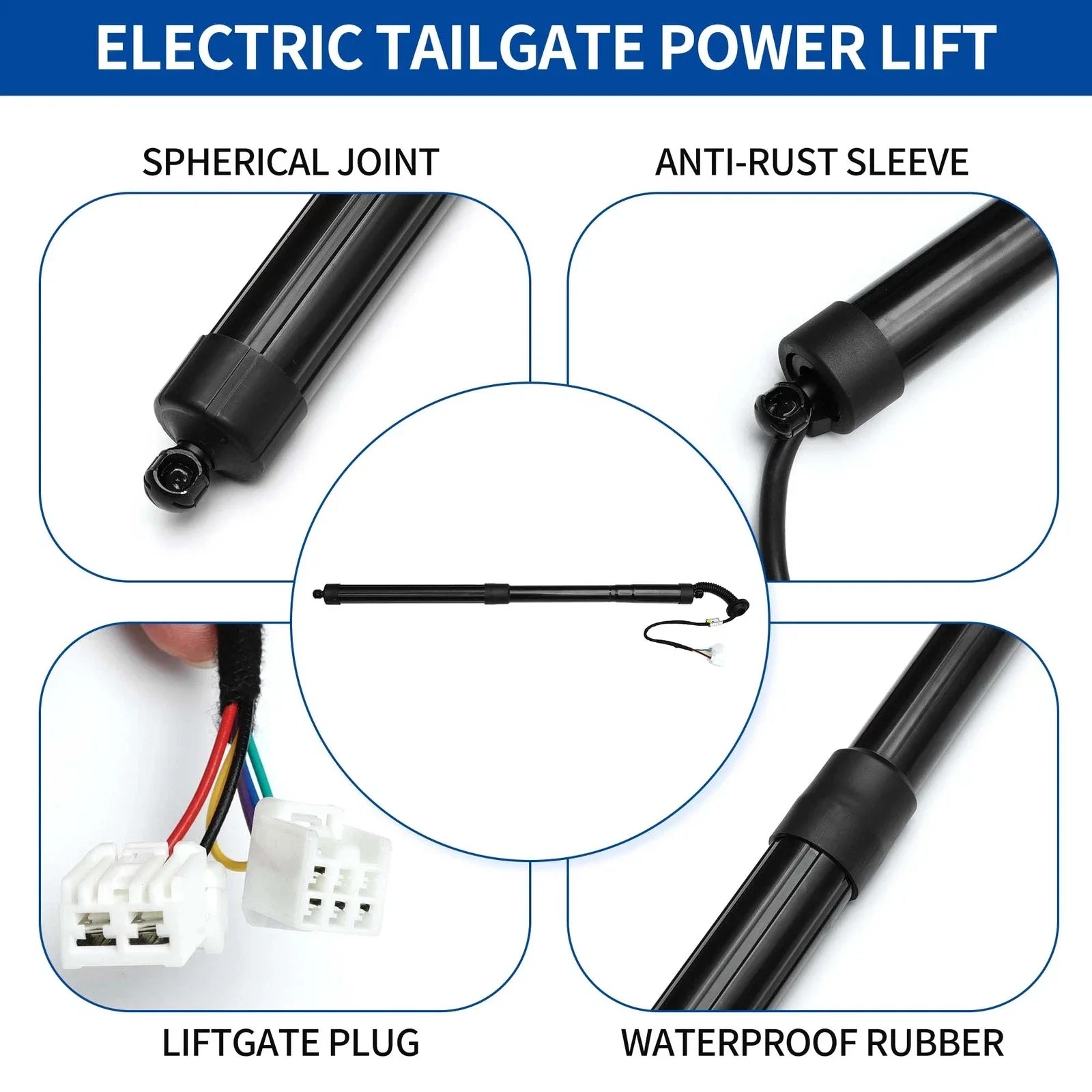 For YF5/6 Honda Pilot RH 2016-2020 Tailgate Gas Spring Struts LH Tailgate Power Lift Suppo | AUTOKITSHOP