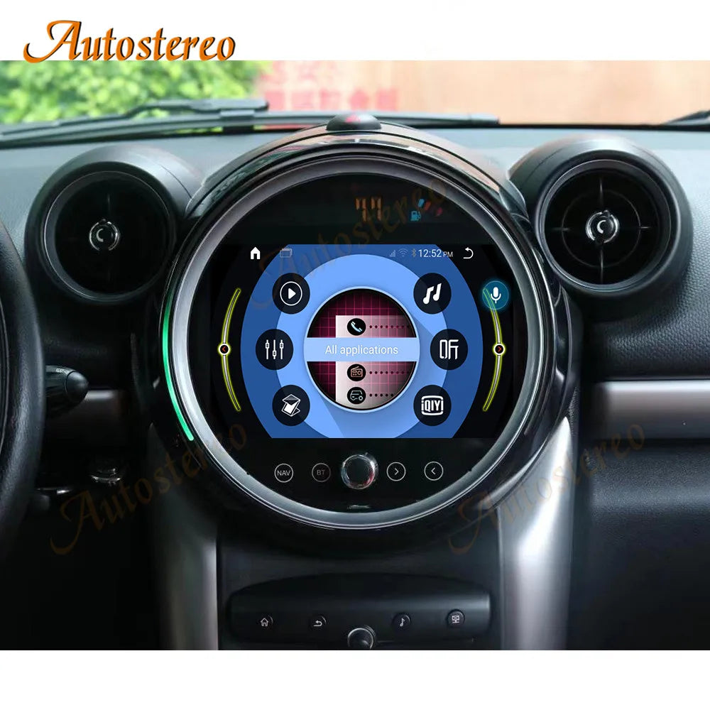 Carplay Colorful Auto Stereo Android 14 For MINI R54 R55 2007-2016 Car Multimedia Player G
