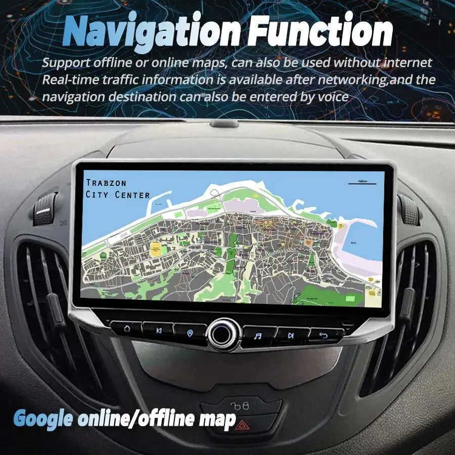 10.88inch For Ford B-MAX Transit Courier Tourneo 2012-2017 Android Stereo GPS Carplay Car  | AUTOKITSHOP