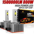 D1S D3S LED Headlights HID D3S D2S D4S D8S 1500000LM 800W D1R D2R D3R D4 CANBUS Led Two-si