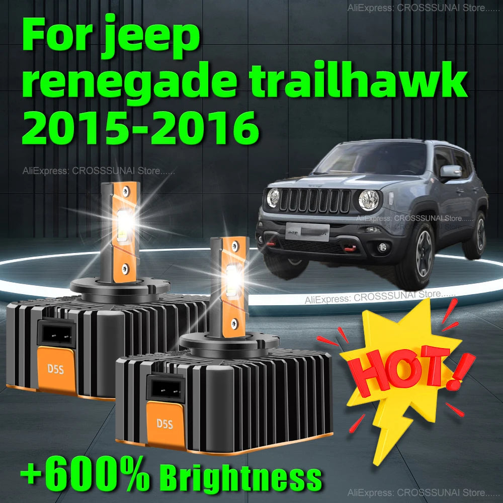 LED Headlights Canbus 30000LM D5S Auto Bulbs Two-sided CSP Chip Car Lamp HID 6000K For jee