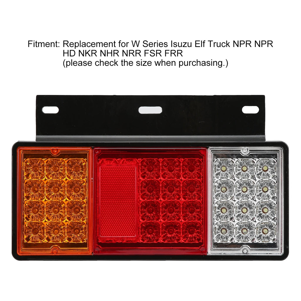 Car LED Rear Lamp ABS Rear Light 12V 44LEDs Replacement for W Series Isuzu Elf Truck NPR HD NKR  - Canbus LED Car Light