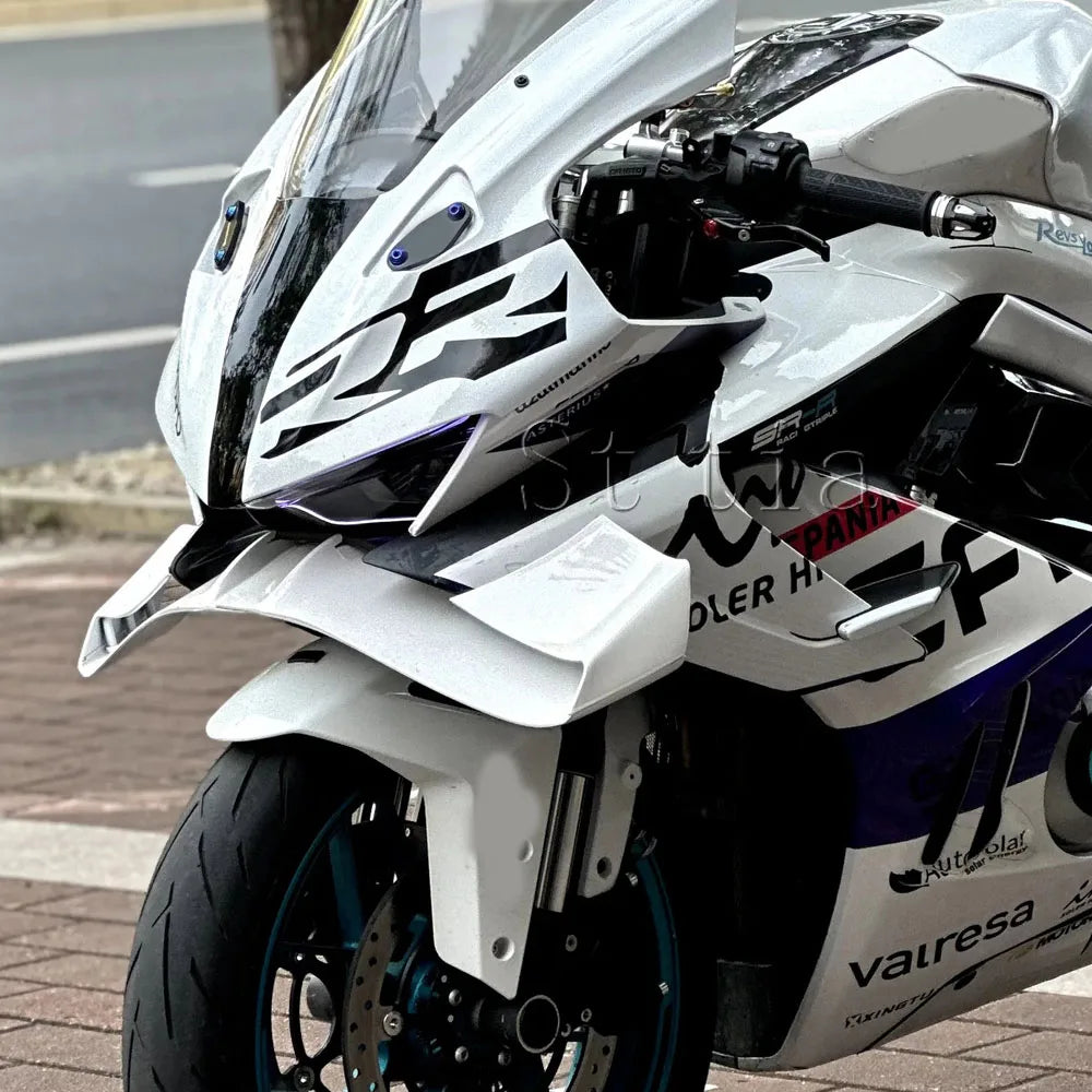 For CFMOTO 675SR 2026 Front Spoiler Lower Spoiler Lower Lip GP Wing Downforce Naked Frontal Spoi - Automotive LED Light