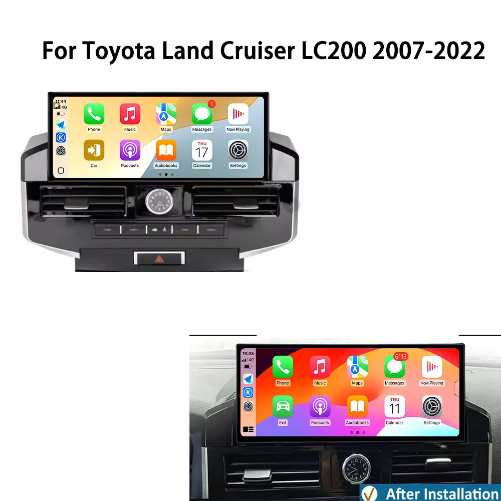 Android 16 For Toyota Land Cruiser LC200 2007 2008-2022 Car Radio Multimedia Video Player  | AUTOKITSHOP