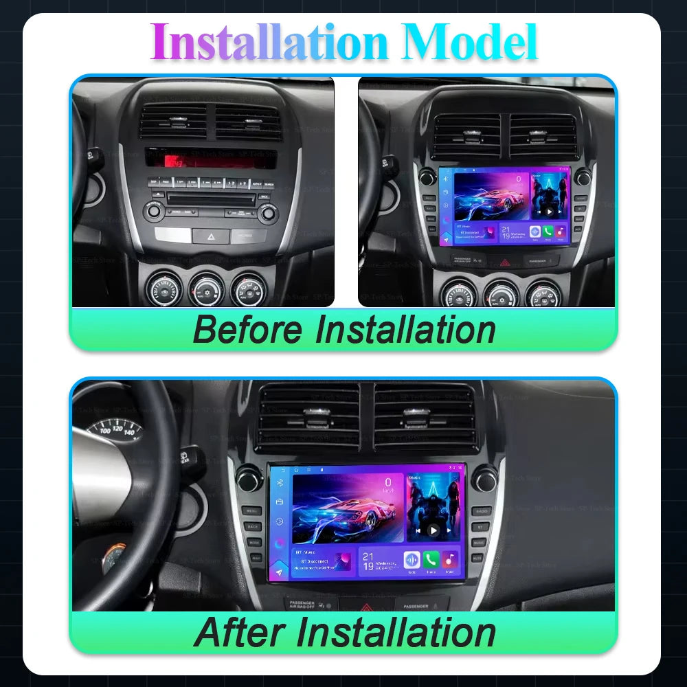 Android 16 Car Dvd For Mitsubishi Asx 2010-2014 2015 2016 Stereo Head Unit Dashcam No 2din | AUTOKITSHOP