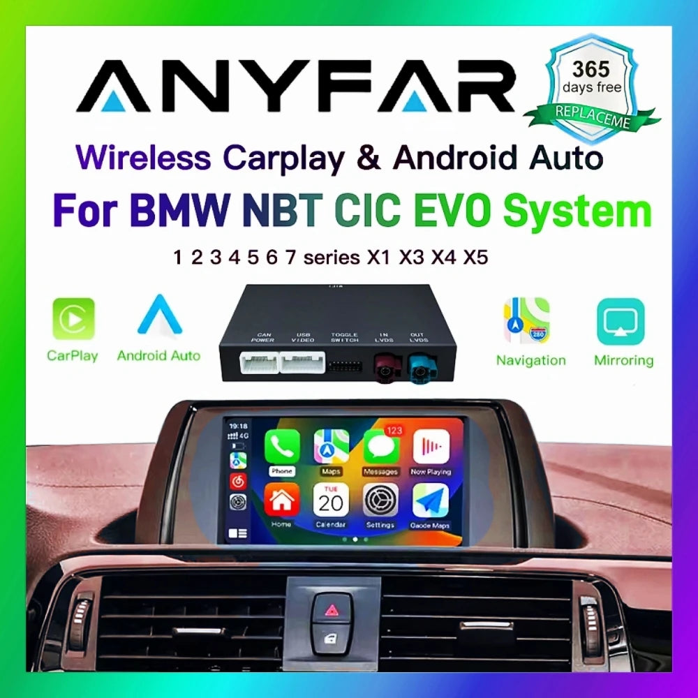 Wireless CarPlay For BMW Series 6 F06 F12 F13 G32 2010-2020 CIC,NBT,EVO, With Android Auto | AUTOKITSHOP