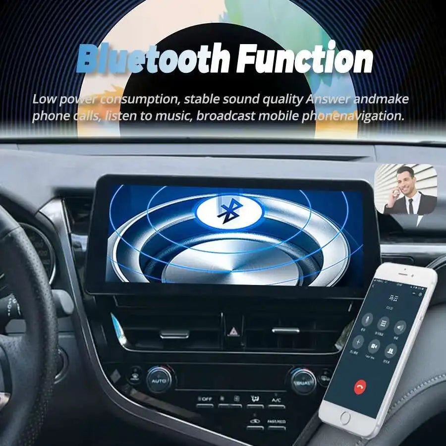 12.3 Inch Screen Car Multimedia Video Player Android 15 For Toyota Camry 2021 2022 GPS Nav | AUTOKITSHOP