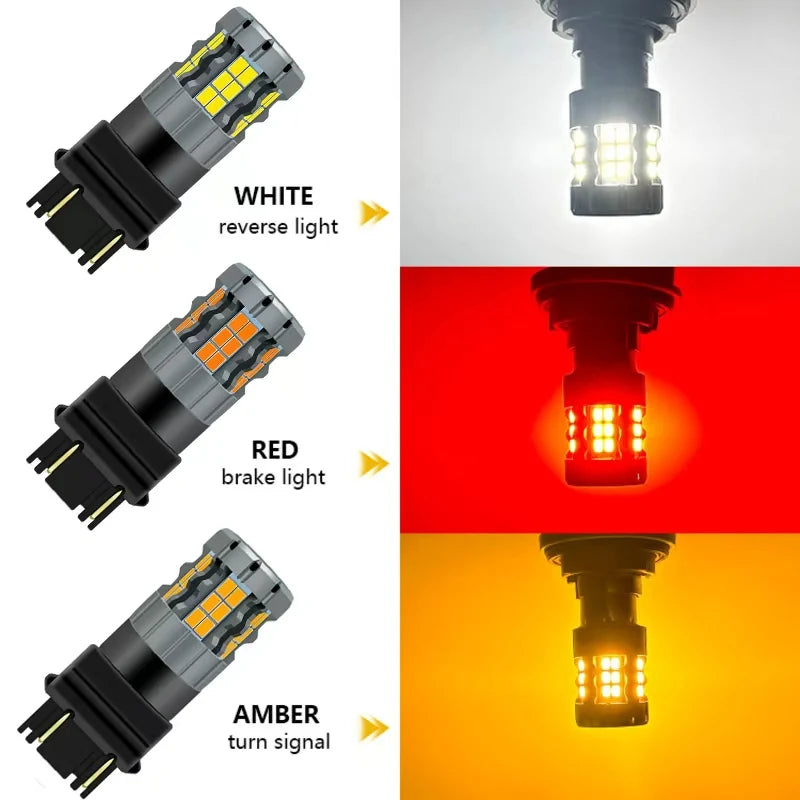 3156 P27W 3157 P27W/7W T25 Led Bulbs Canbus Turn Signal Brake Lamp Backup Reverse Lamp Car