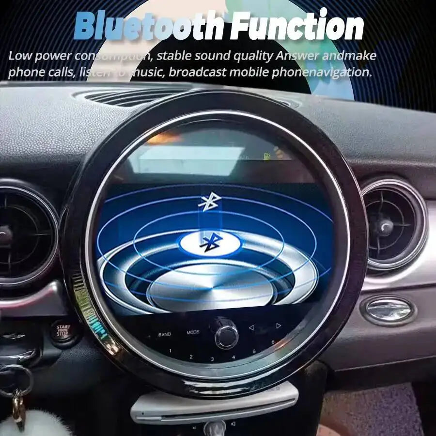 9'' Android 15 Car Radio For BMW Mini R56 R60 2007-2016 QLED Screen 4G WIFI Wireless Carpl