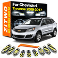 ZITWO 15Pcs LED Interior Dome Reading Light Bulb Kit For Chevrolet Chevy Traverse 2009 2010 2011 - Canbus LED Car Light