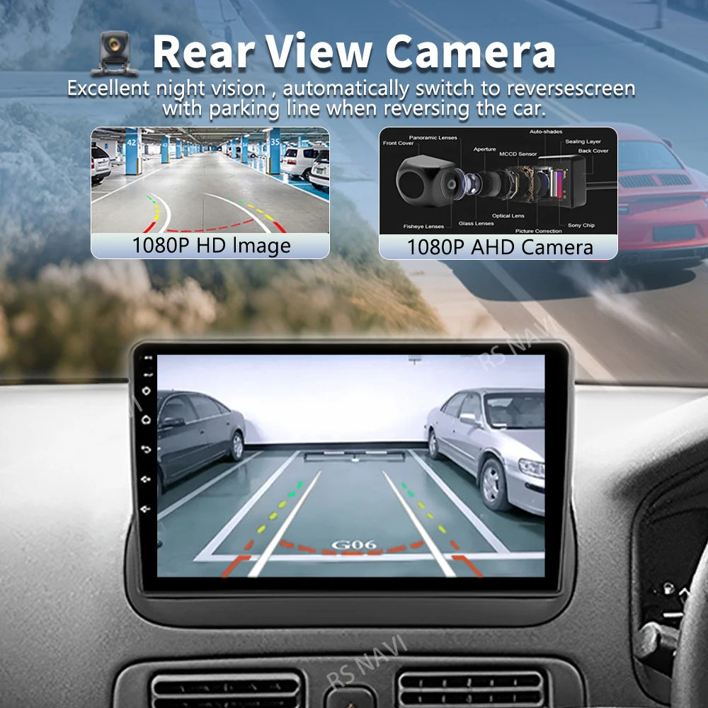 Android 16 Carplay Car Radio For Toyota Corolla E110 VIII 1995-2002 4G+WIFI GPS Navigation
