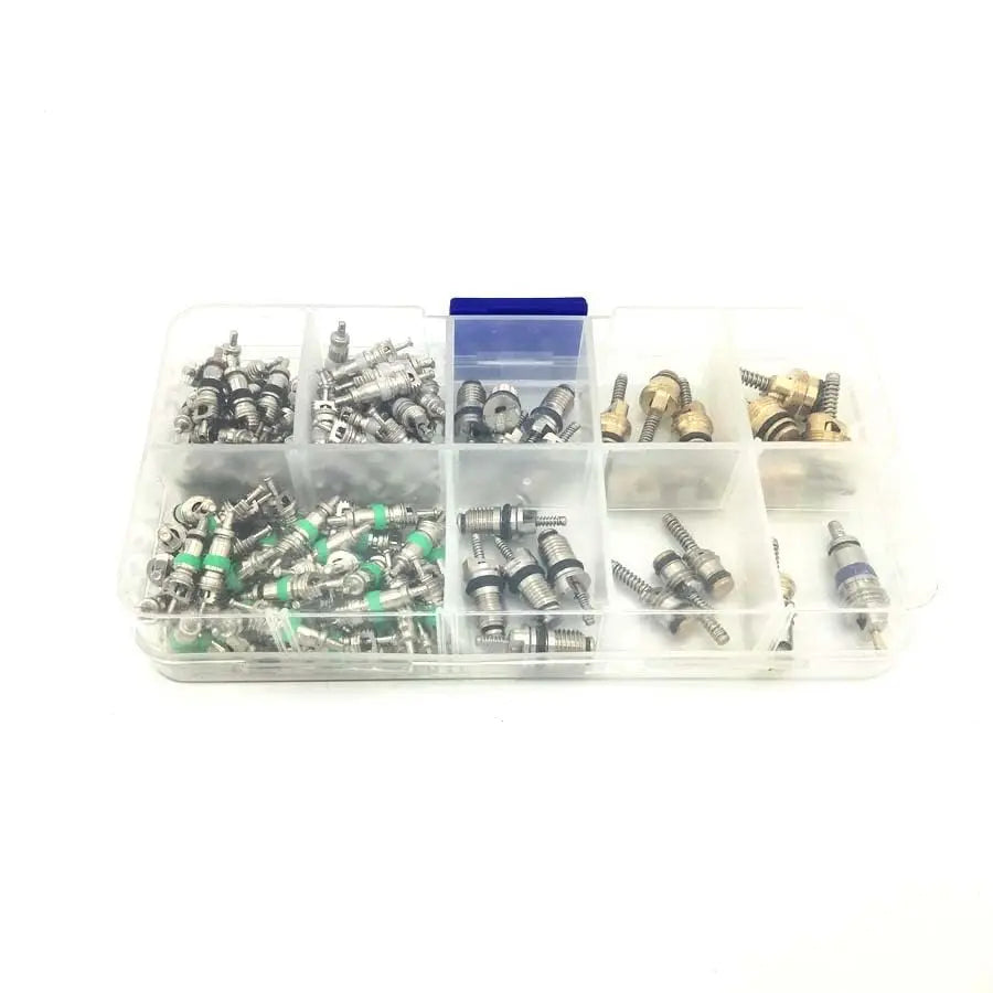 Boxed Automotive Car A/C Air Conditioning R134A Valve Core Assortment Set