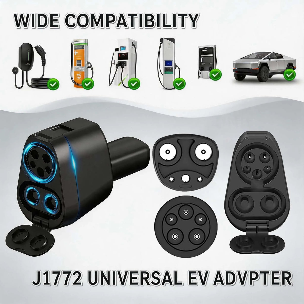 EV Charging Converter CCS1 J1772 Adapter 250KW For Tesla Model 3 Y X S AC DC Qui for Tesla Model 3 J1772 CCS1 - Automoti