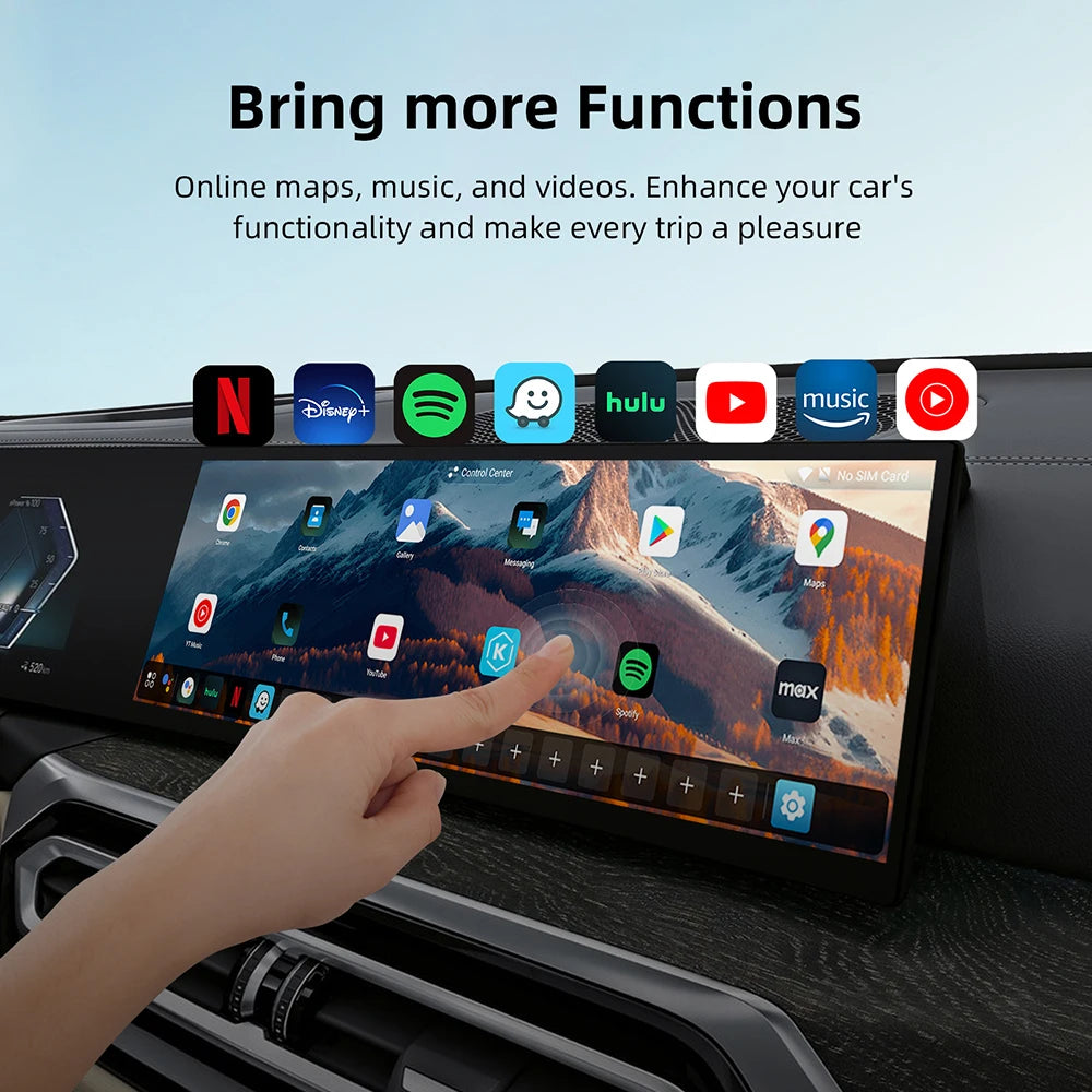 128GB Carplay Ai Box Wireless CarPlay Adapter Android 13 Ai Box QCM 6125 Play Store Netfli | AUTOKITSHOP