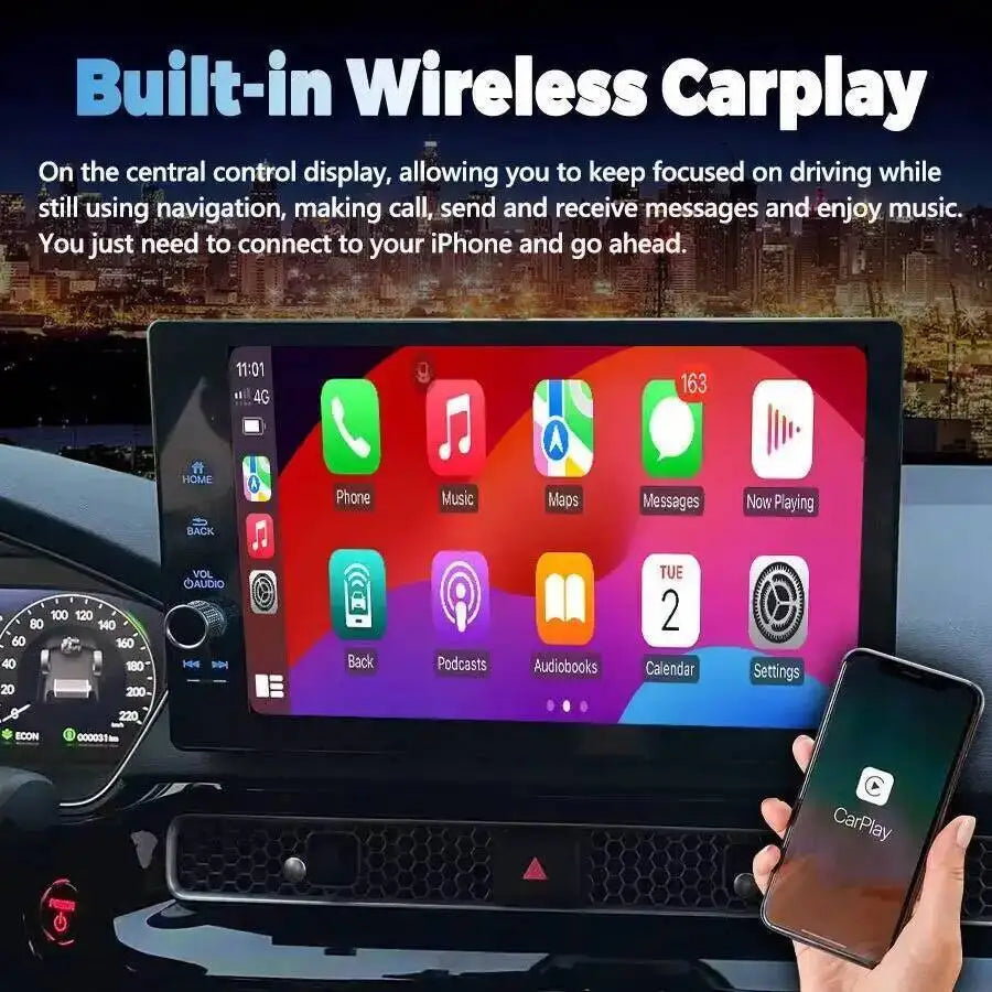 11.5 Inch QLED Screen Android Auto Radio CarPlay GPS Navigation For Honda CRV CR-V 2024 Au | AUTOKITSHOP