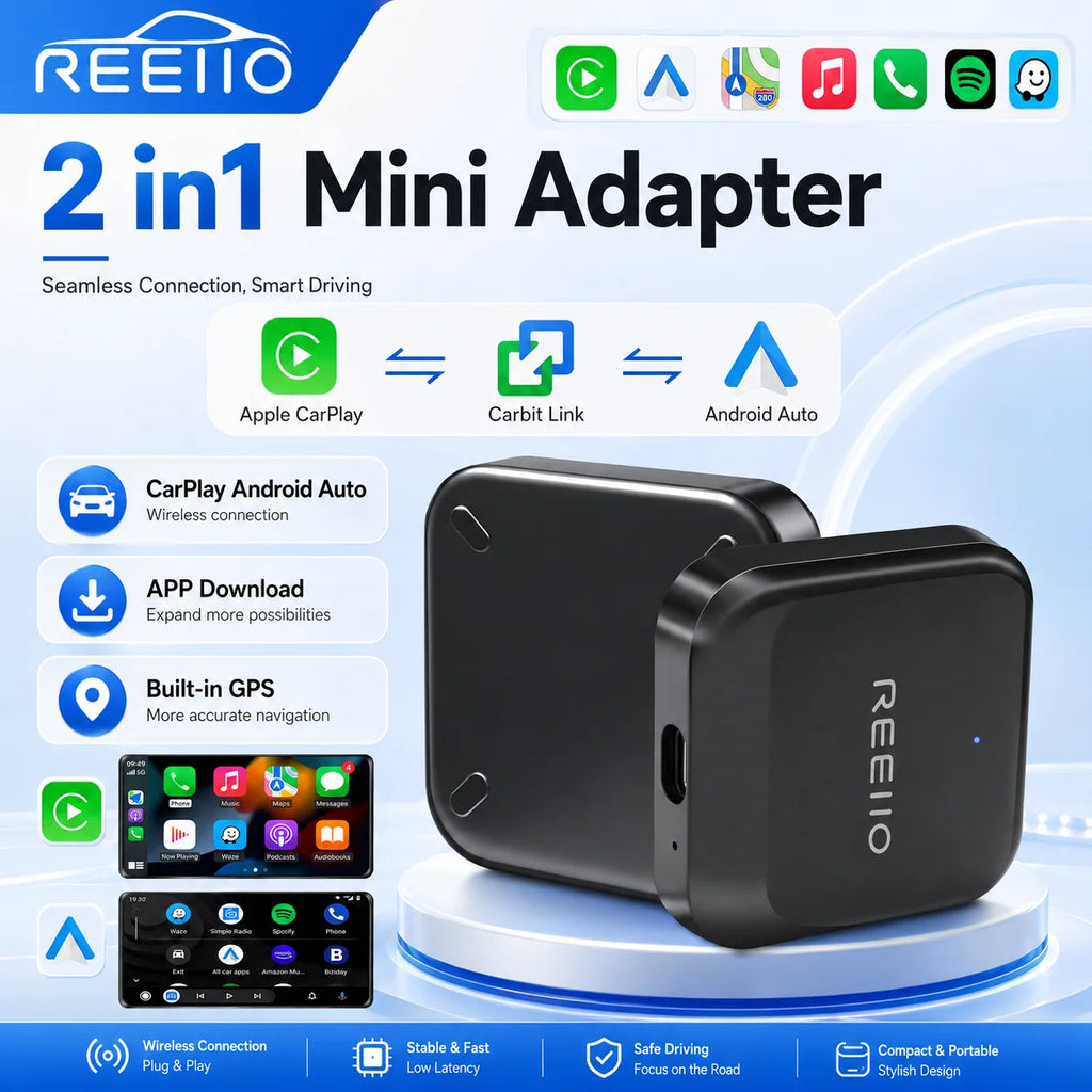 Carbitlink Easylink Easyconnection To Wireless CarPlay Android Auto 2 in 1 Adapter Smart B