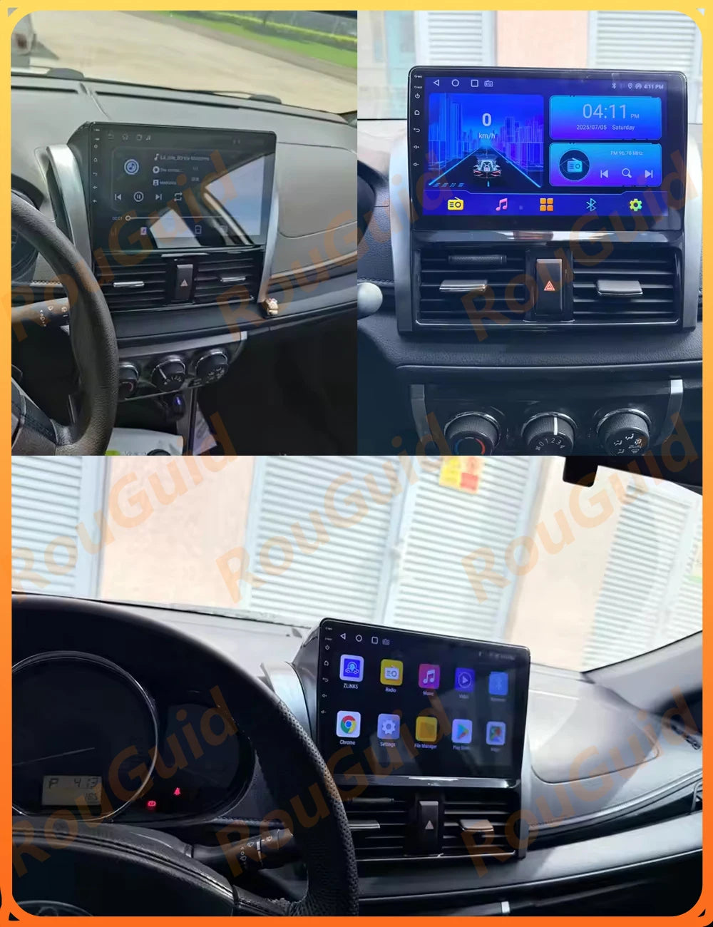 Android 16 Car Radio Carplay For Toyota Yaris Vios 2014 2015 2016 GPS Navigation Multimedi | AUTOKITSHOP