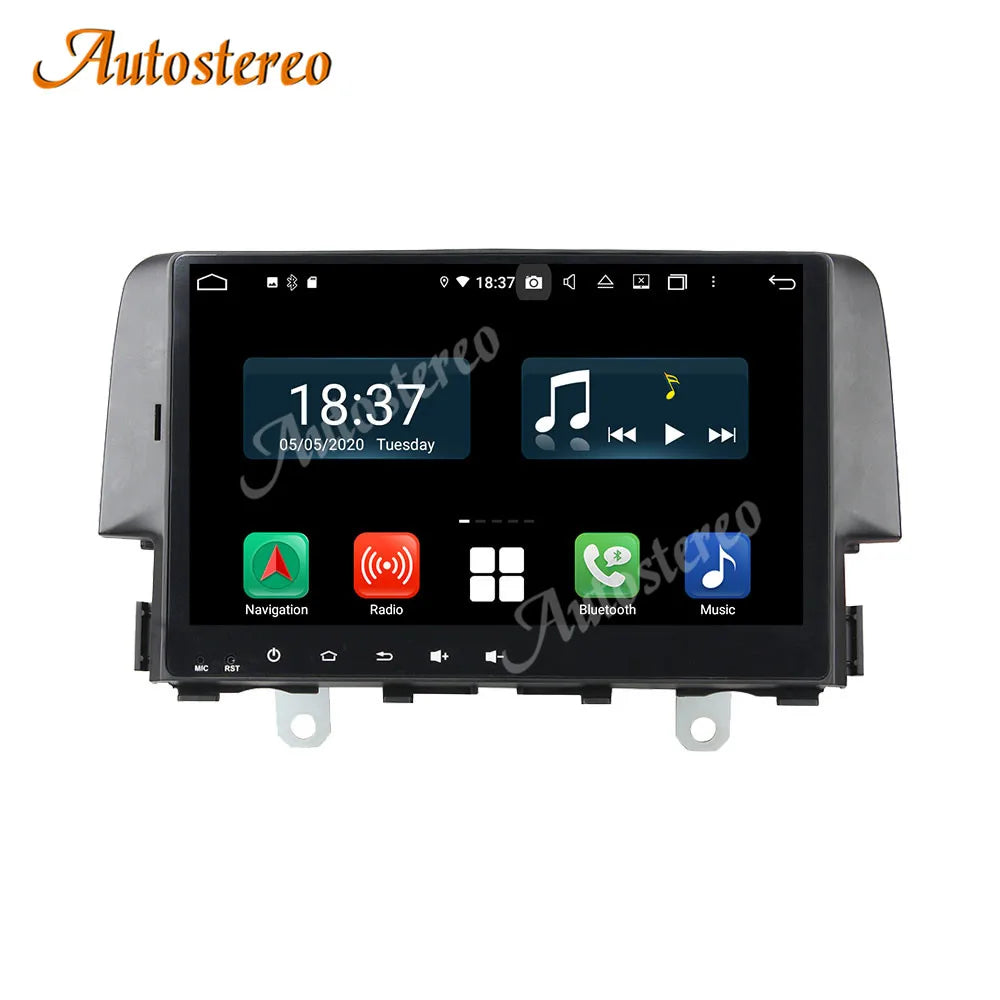Carplay For Honda Civic 2016-2021 Android 13.0 Car Radio GPS Navigation Multimedia Player