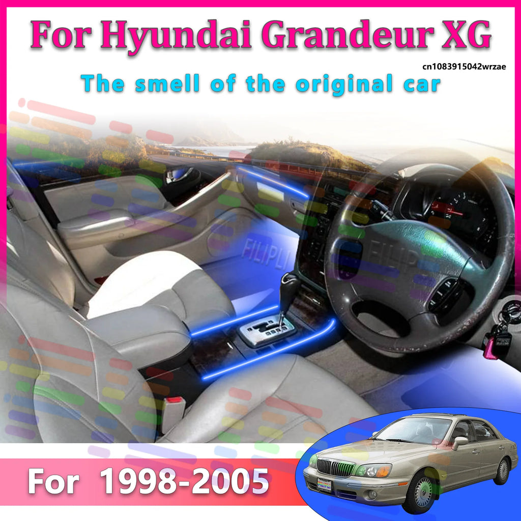 64 RGB - Neon Strip - for Hyundai - App Control - Car Interior Lighting | AUTOKITSHOP