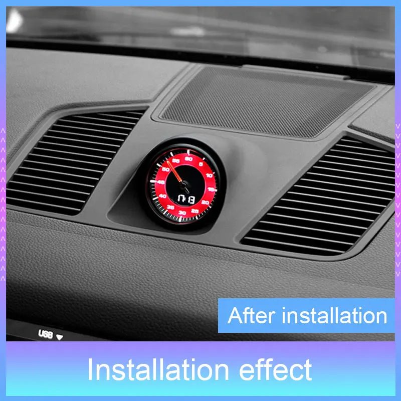 Car Dashboard Stopwatch for Porsche Cayenne 9YA 2018-2021 Sport Chrono Compass Center Cloc